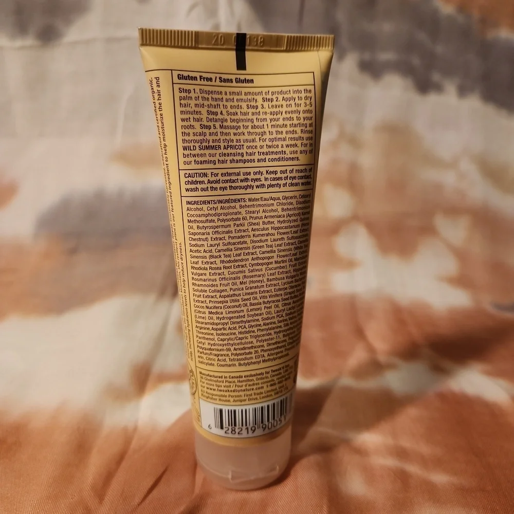 Tweak'd by Nature Wild Summer Apricot Hair Treatment 3 oz